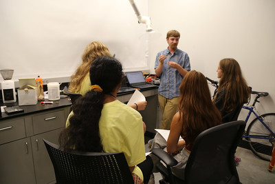 Eric Ewing at Girls Get Math event